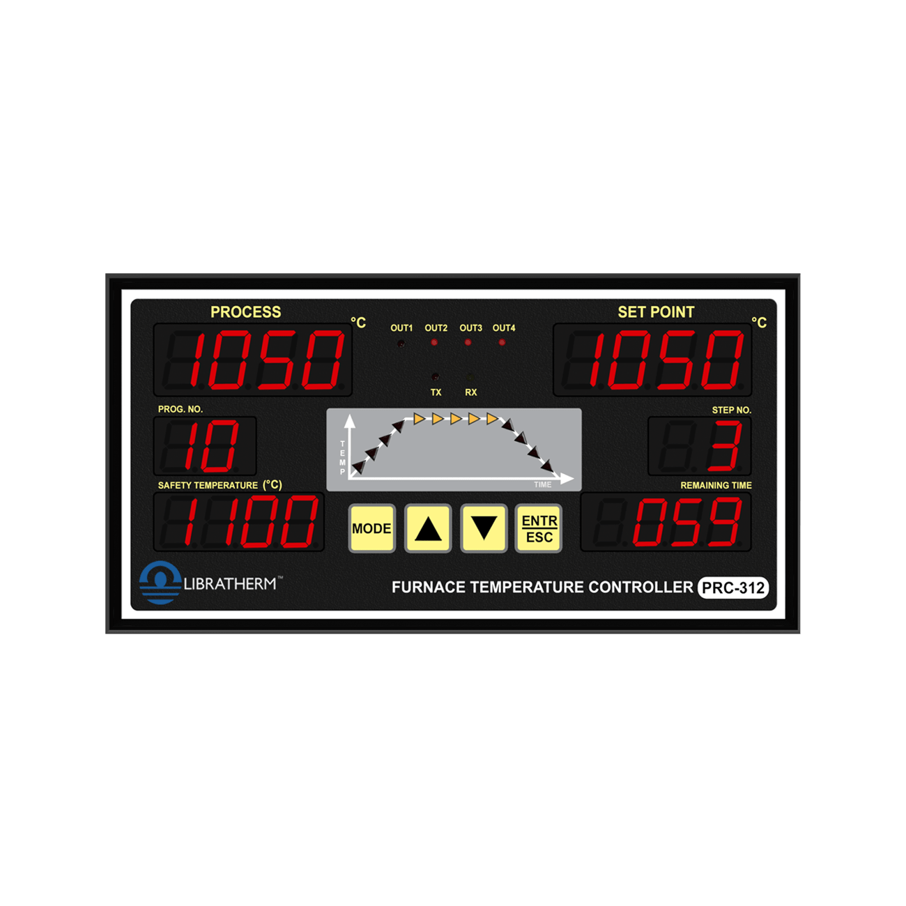 Advanced Ramp/Soak Programmable PID Temperature Controller PRC312